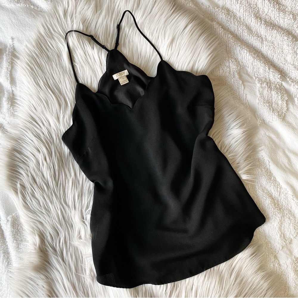 J. Crew scalloped cami tank
